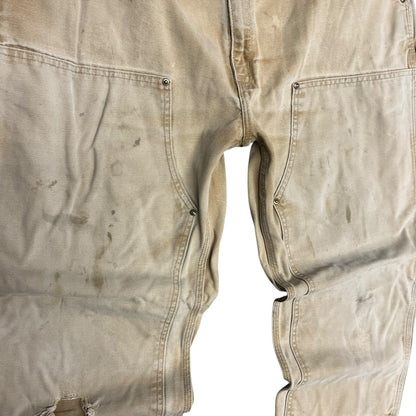 Vintage Thrashed Carhartt Tan Double Knee Carpenter Pants