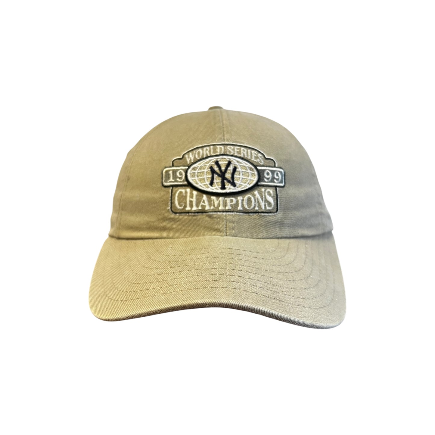 Vintage New Era 1999 New York Yankees Champions Khaki Dad Hat