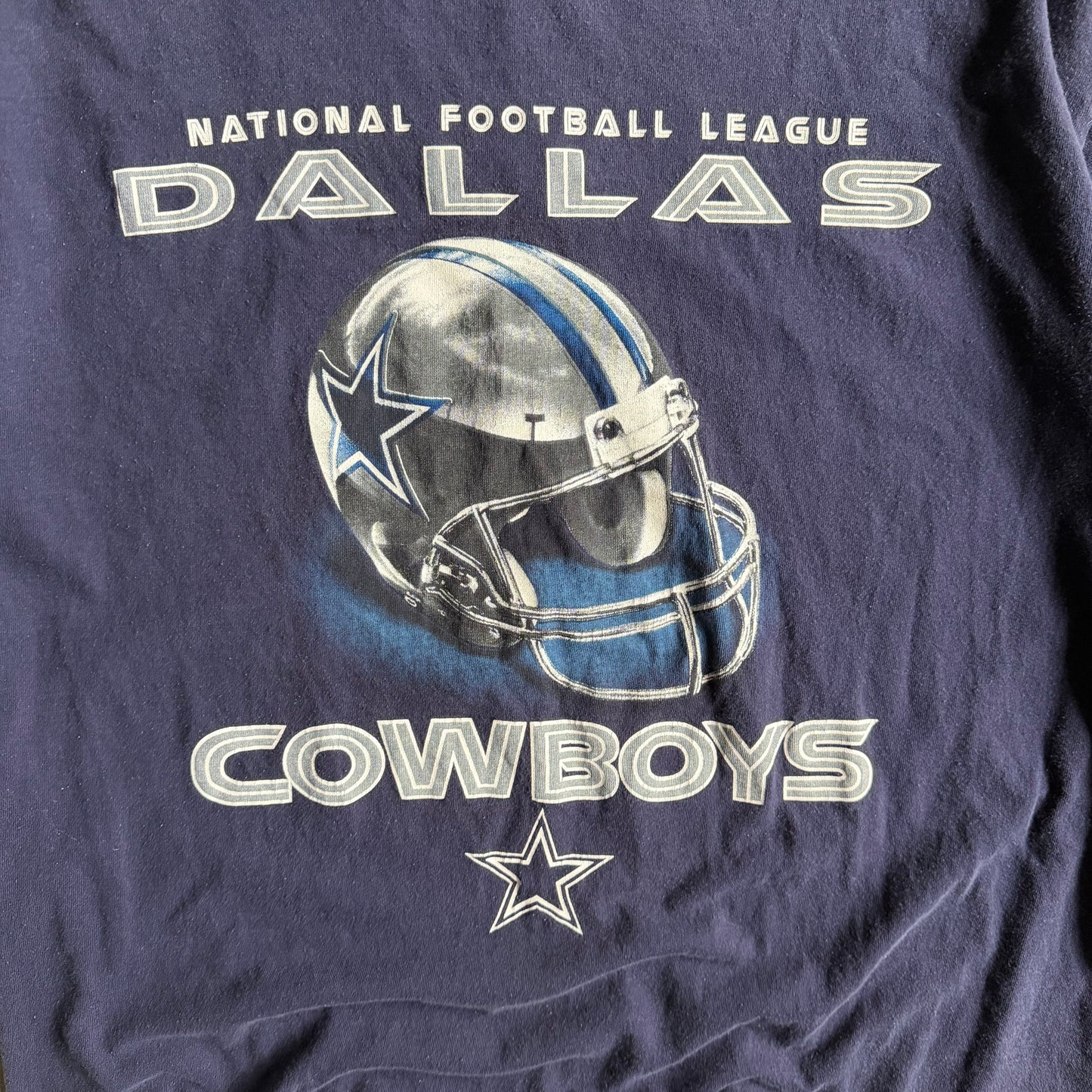 Y2K Dallas Cowboys NFL Helmet Tee