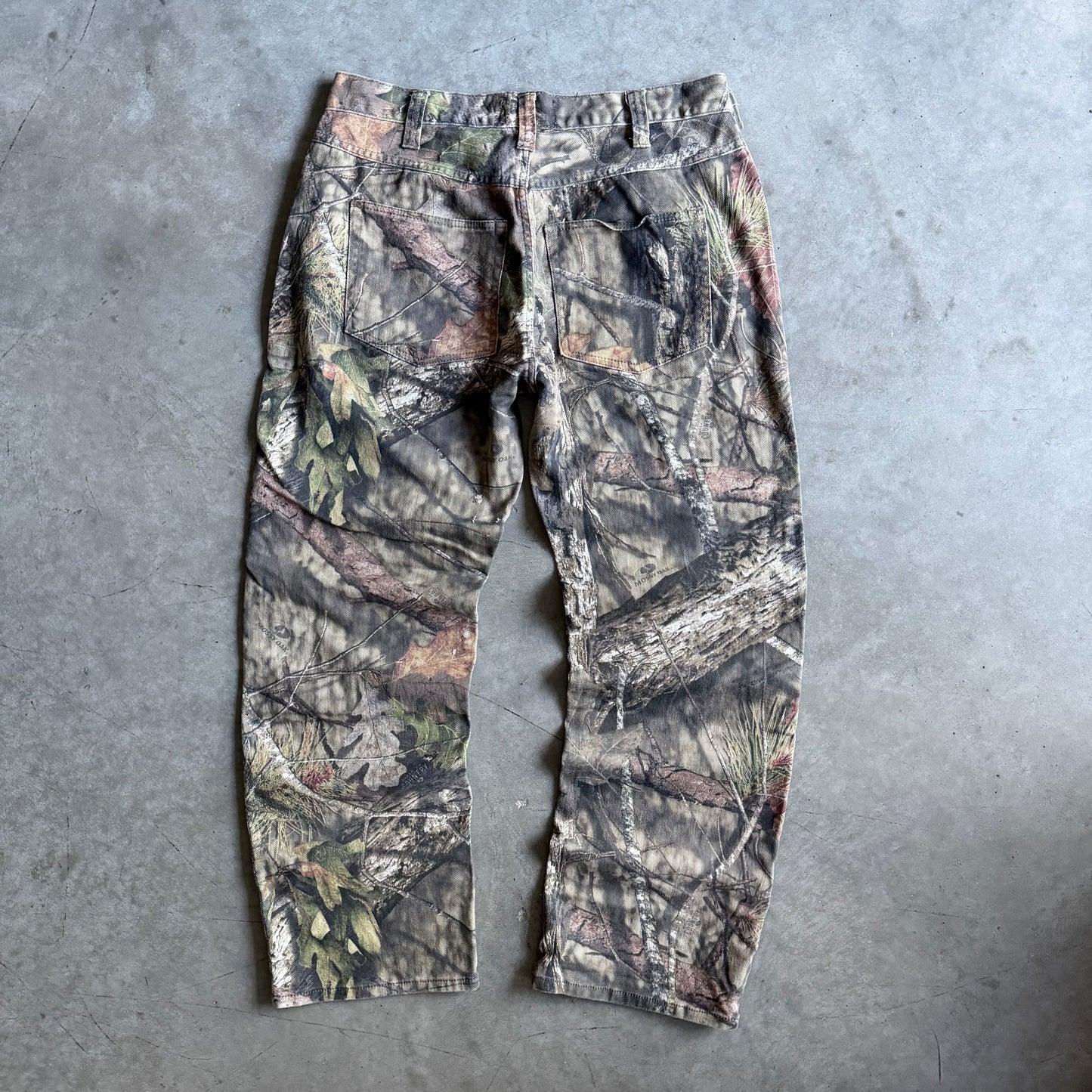 Y2K Straight Leg Mossy Oak Camo Pants