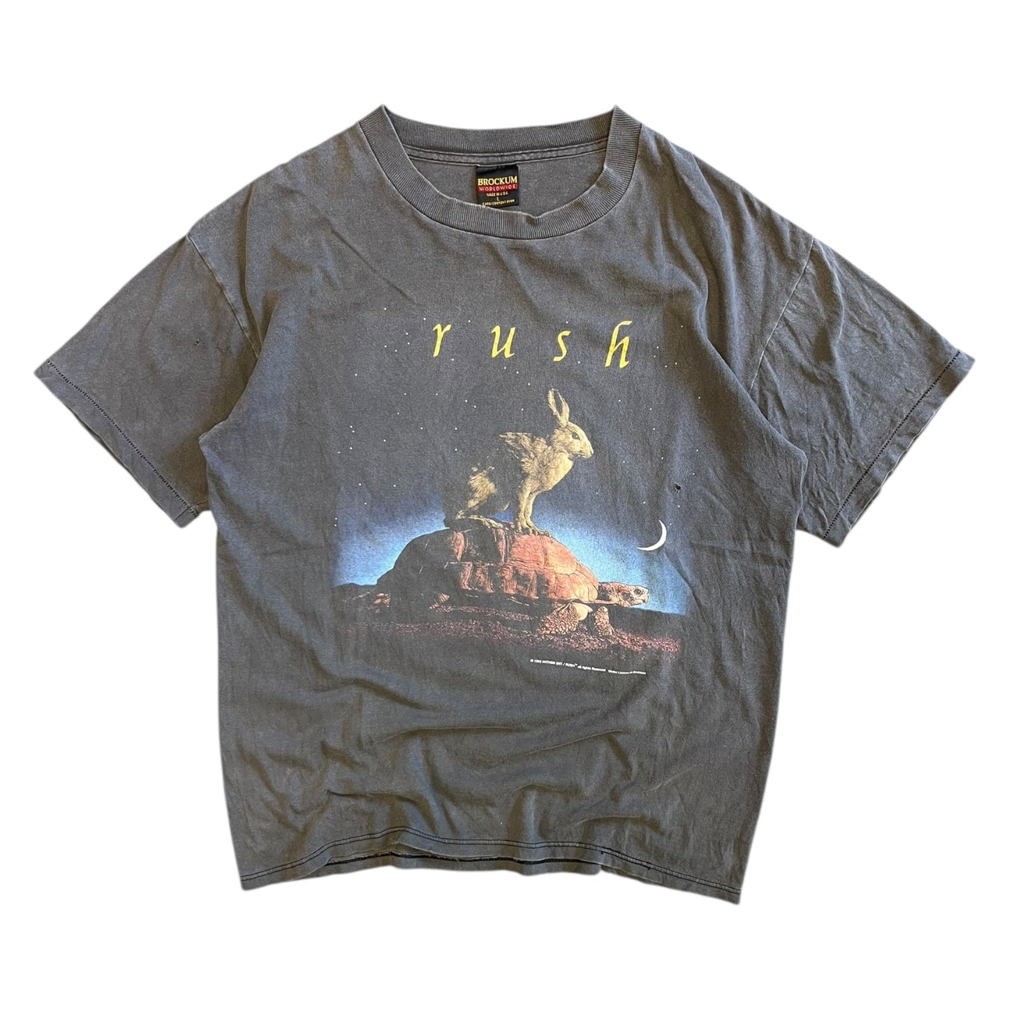 Vintage 1993 Rush Counterparts Tour T Shirt