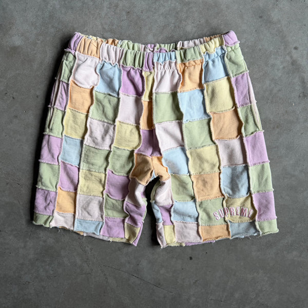 Supreme SS22 Reverse Patchwork Shorts Multicolor