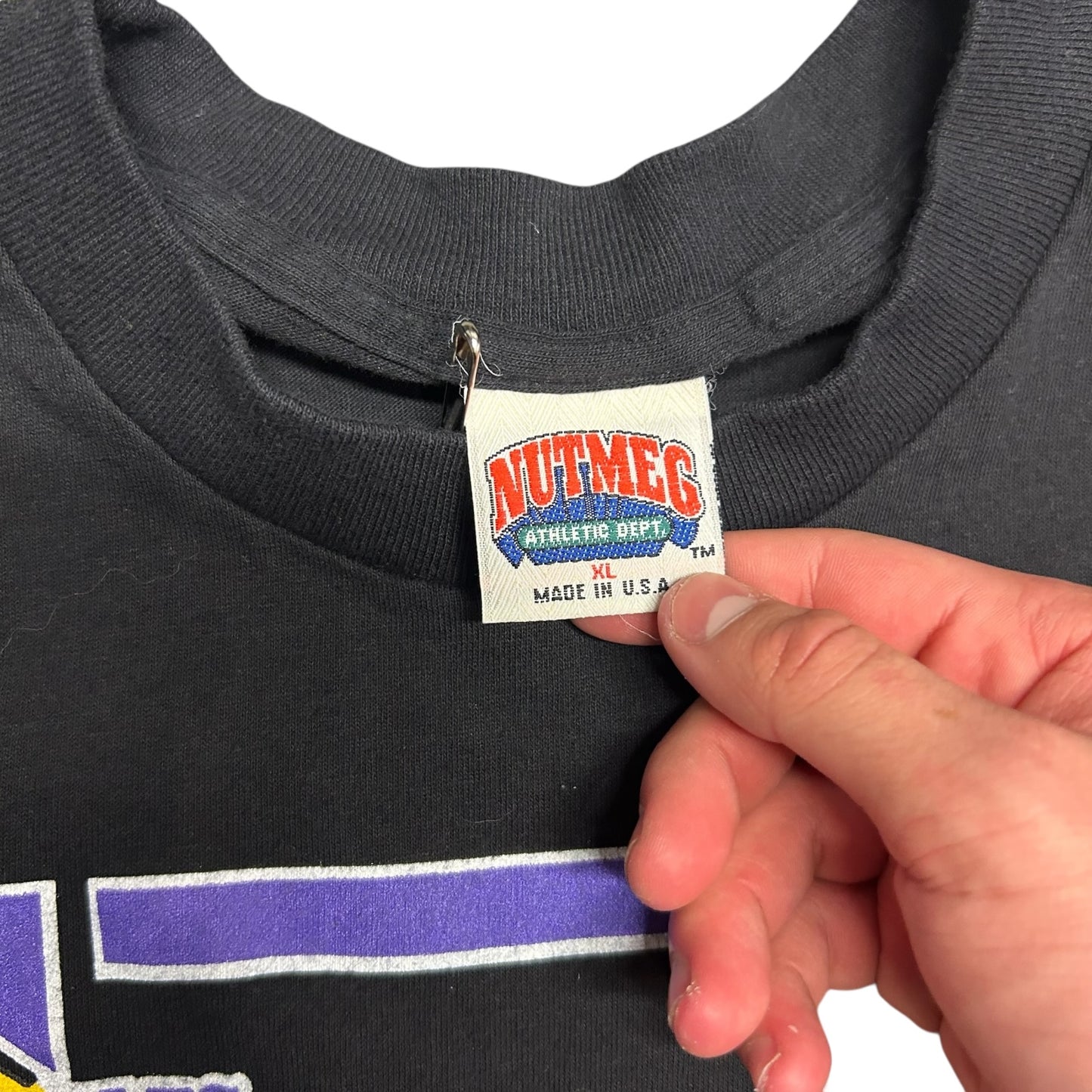 Vintage Nutmeg Magic Johnson Player Card Tee