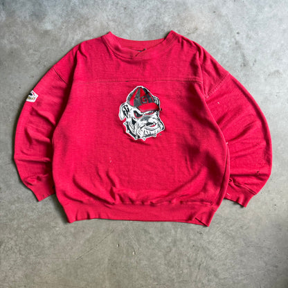 Vintage Georgia Bulldogs Embroidered Dog Sweatshirt