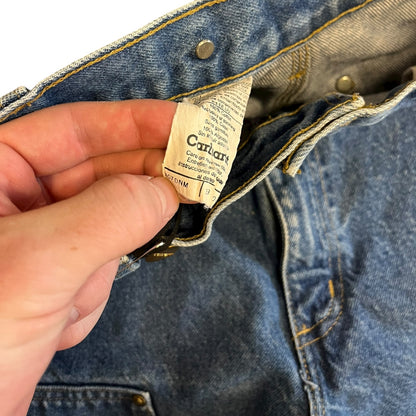 Carhartt ‘B07 DNM’ Denim Double Knees w/ ISU Patch