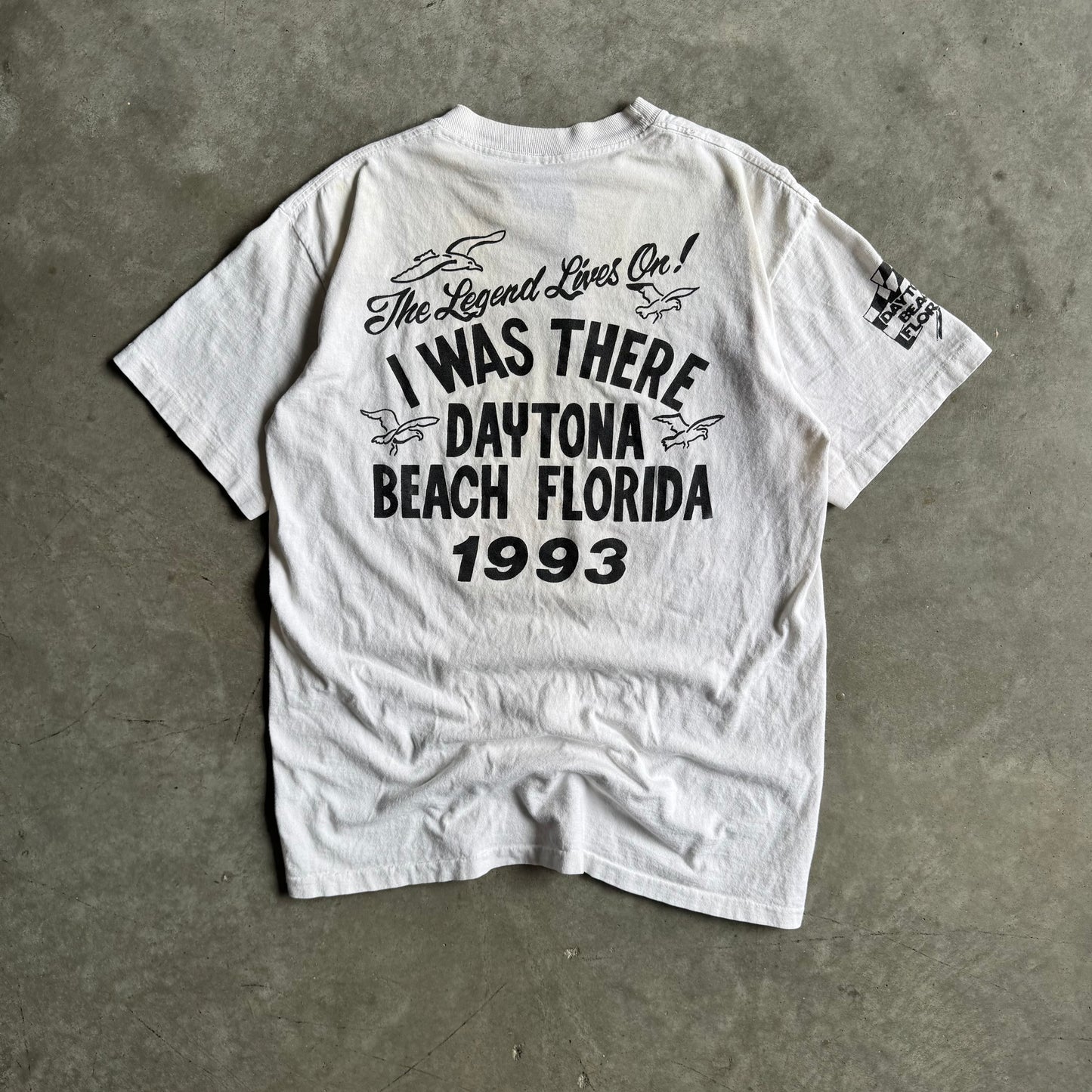 Vintage “If You Wanna Race..” Daytona Beach Tee