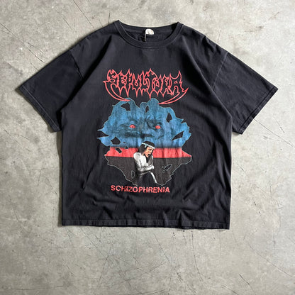 Y2K Sepultura Schizophrenia T Shirt