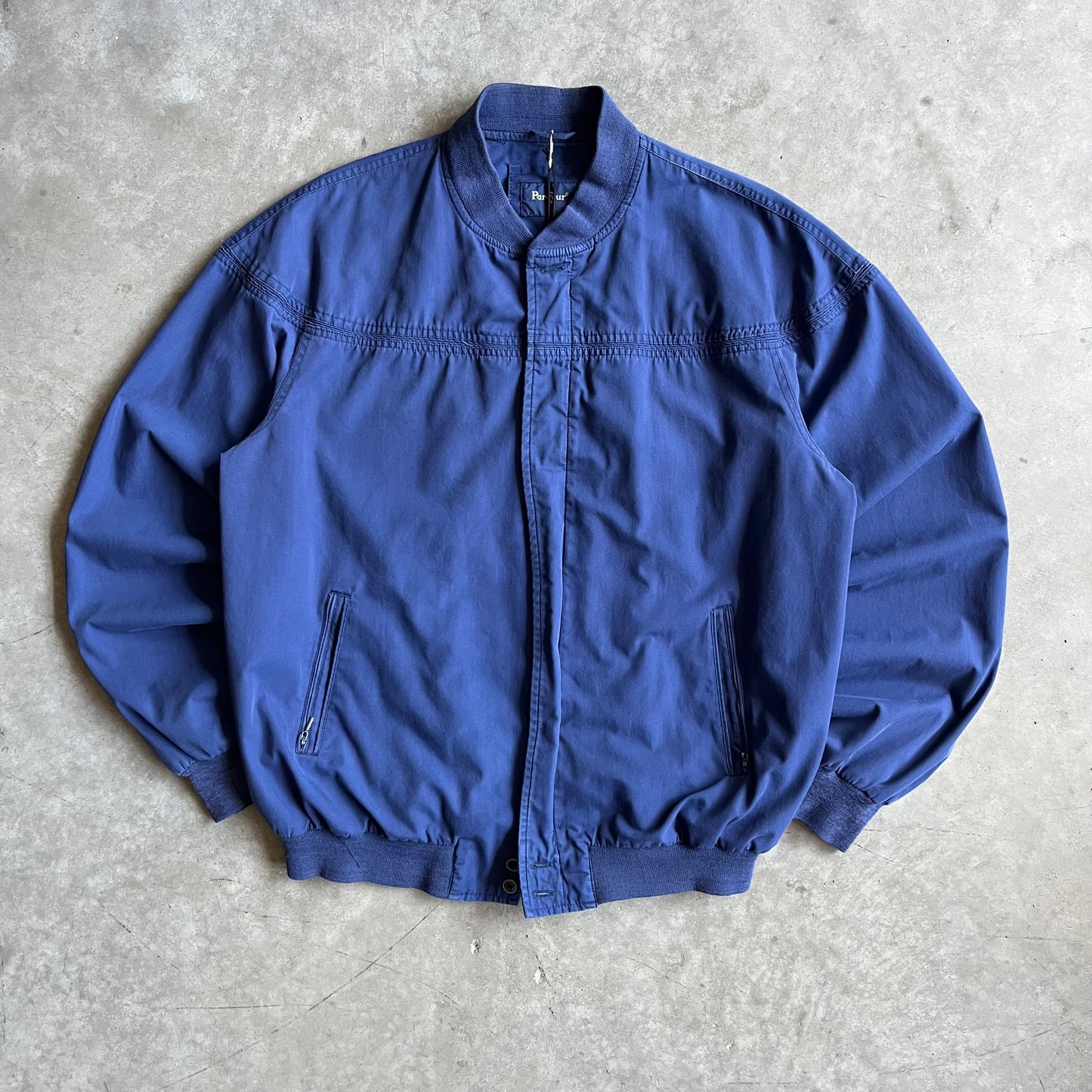 Vintage Par Four Bomber Style Golf Windbreaker