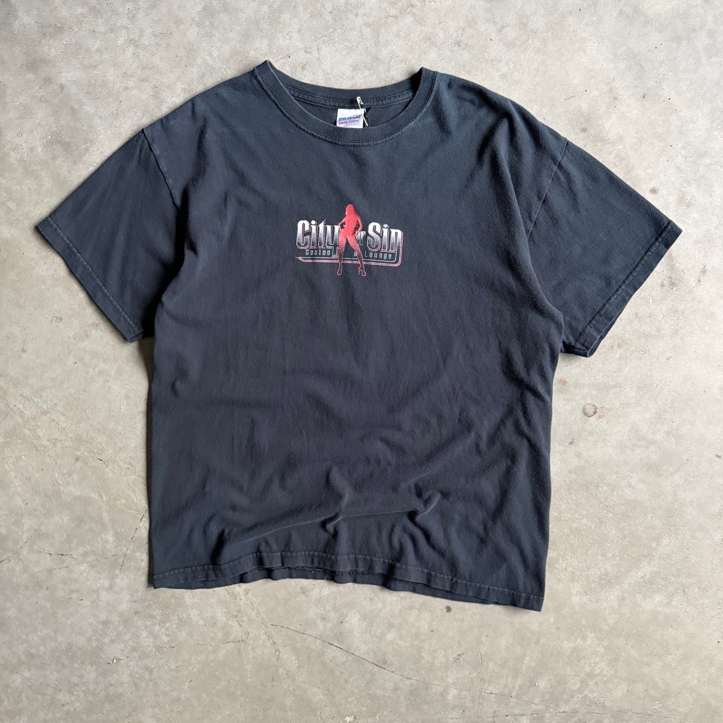Vintage City Of Sin Casino Lewd Server Tee