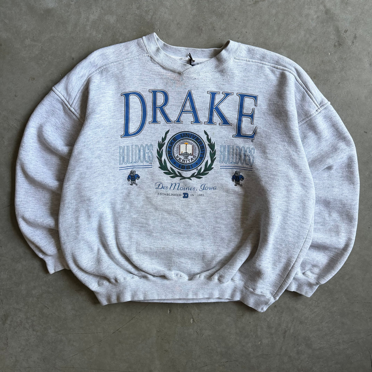 Vintage Galt Sand Drake University Bulldogs Crewneck Sweatshirt