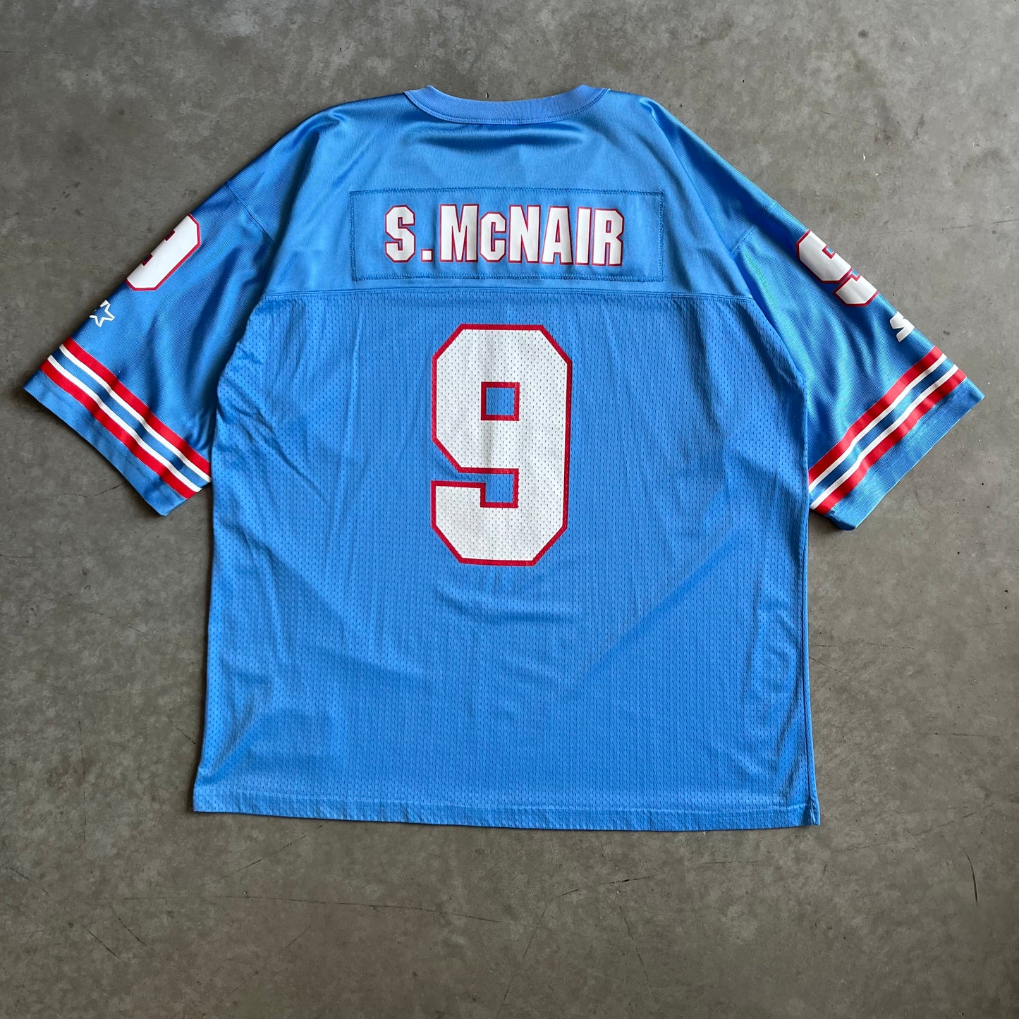 Vintage Starter Steve McNair Houston Oilers Starter Jersey #9