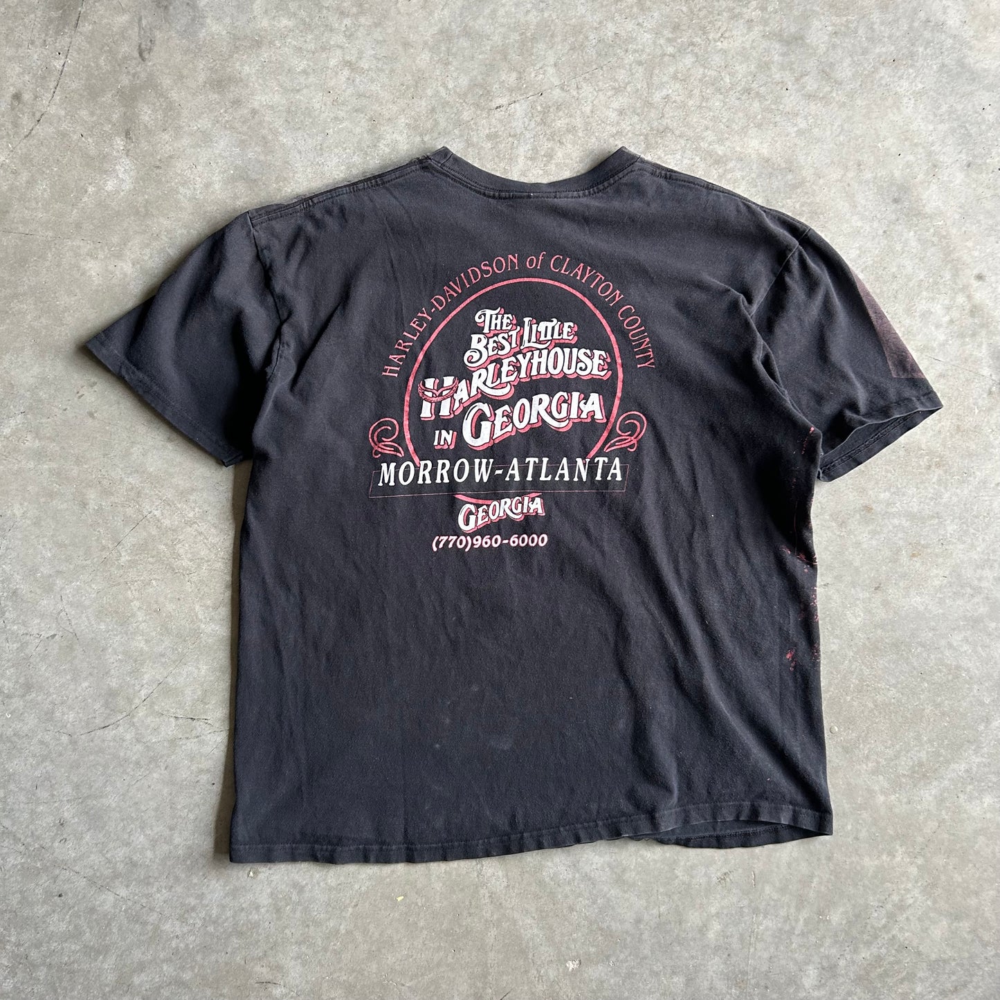 Y2K Harley Davidson Red Skull AOP T Shirt