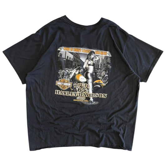 Y2K Indianola Biker Chick Harley Davidson Crest Tee