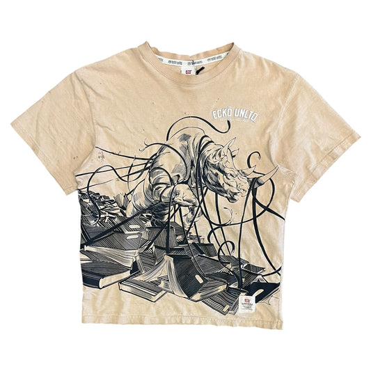 Y2K Ecko Unltd Rhino Big Print Tee