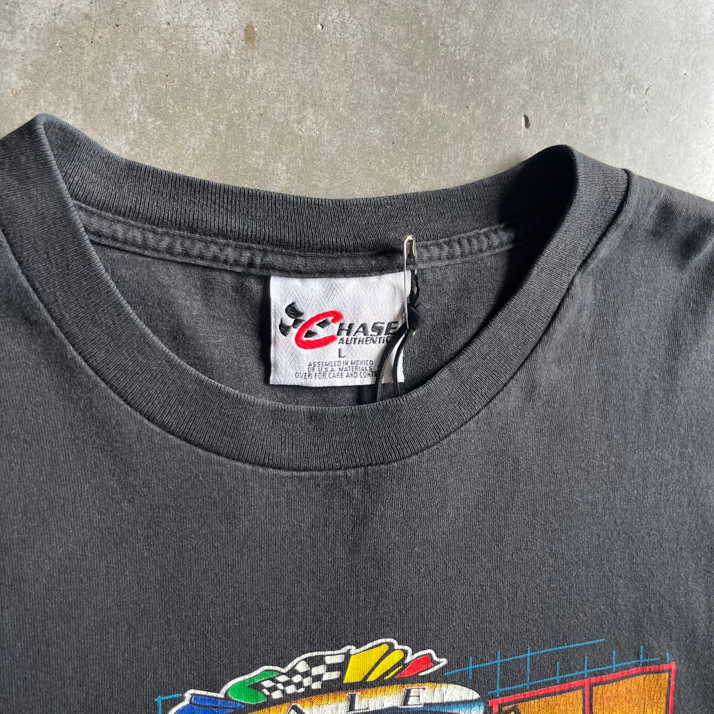 Vintage Dale Jarrett Distressed Car Racing Tee