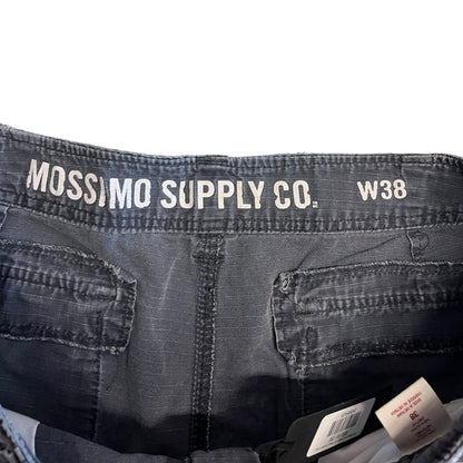 Y2K Mossimo Supply Co Navy Faded Cargo Shorts