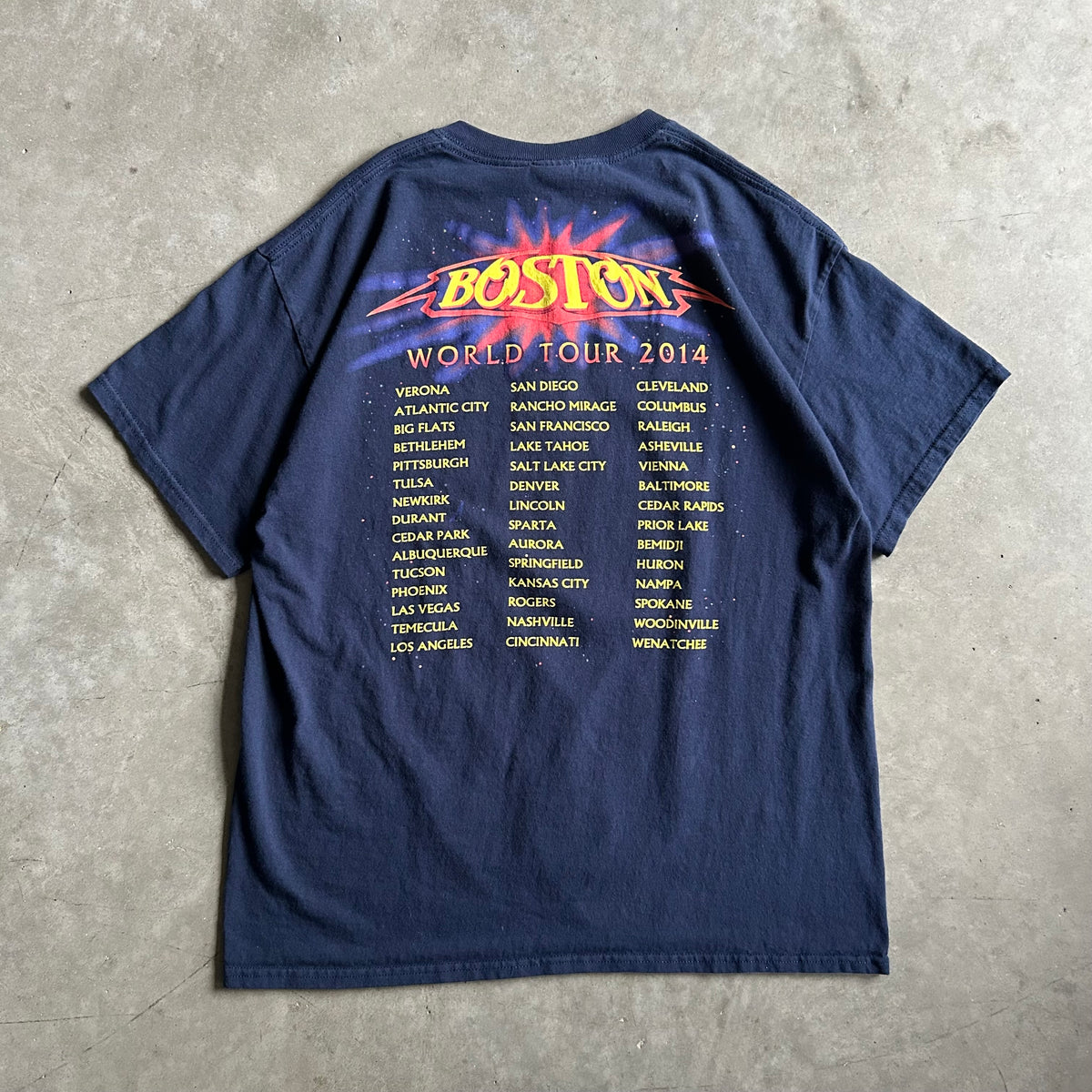 Boston 2014 World Tour UFO AOP T Shirt