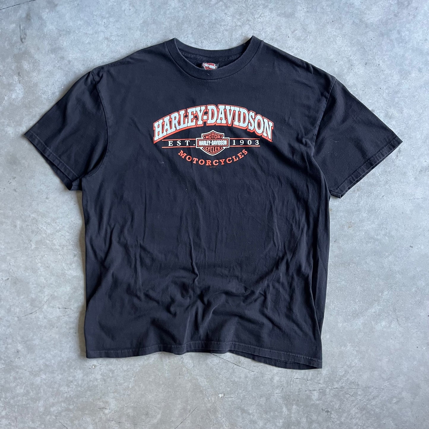 Vintage Orlando Harley Davidson Spell Out Tee