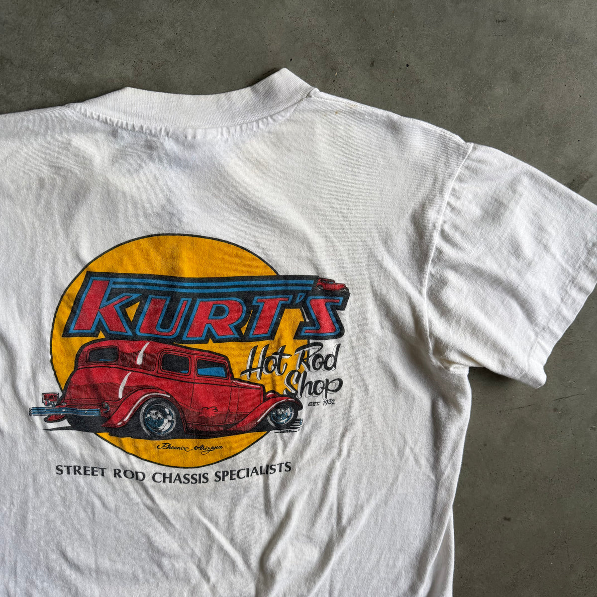 Vintage Kurt’s Hot Rod Shop Promo Tee
