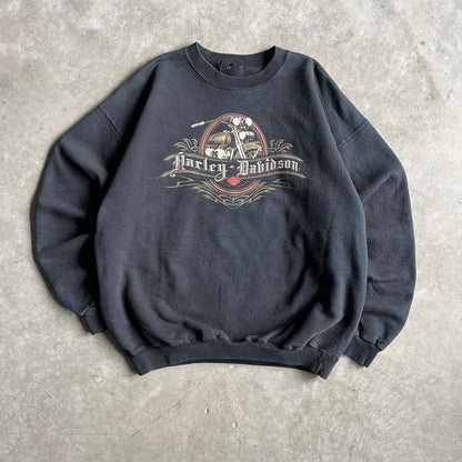Vintage Harley Davidson Belleville Illinois Crewneck Sweatshirt