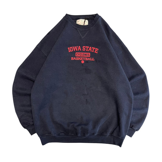 Vintage Iowa State Cyclones Basketball Navy Sweatshirt