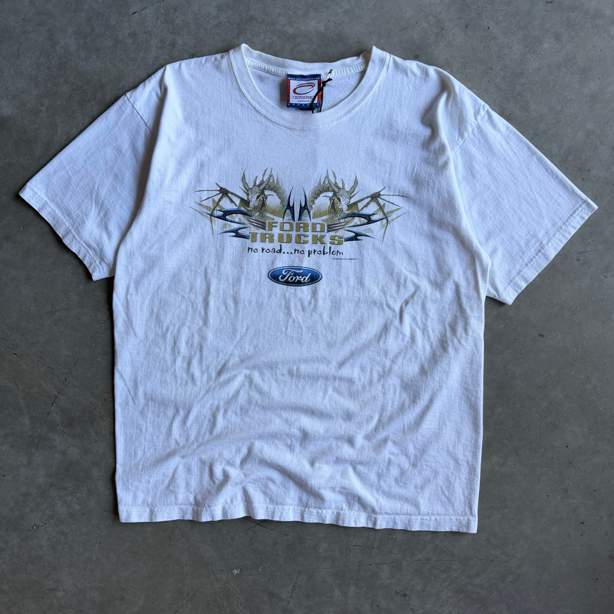 Y2K Ford Trucks “No Road.. No Problem” Skeleton Hydra Tee