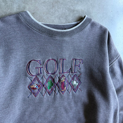 Vintage M&C Sport Embroidered Golf Sweatshirt