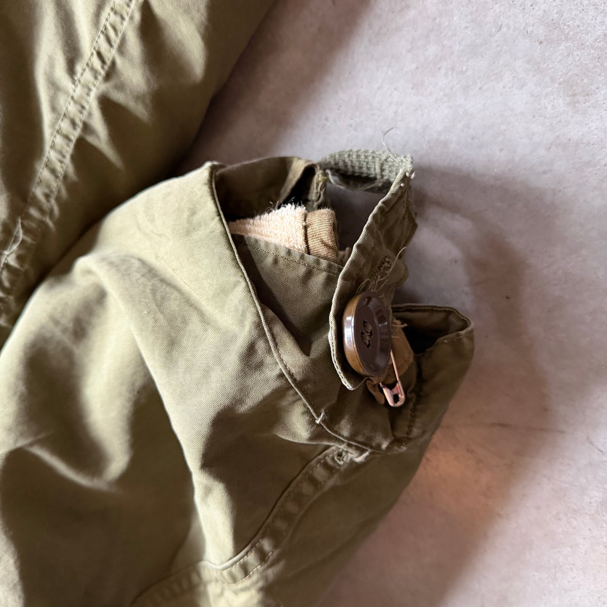 Vintage Thrashed US Army M-1951 Fishtail Parka W/ Liner
