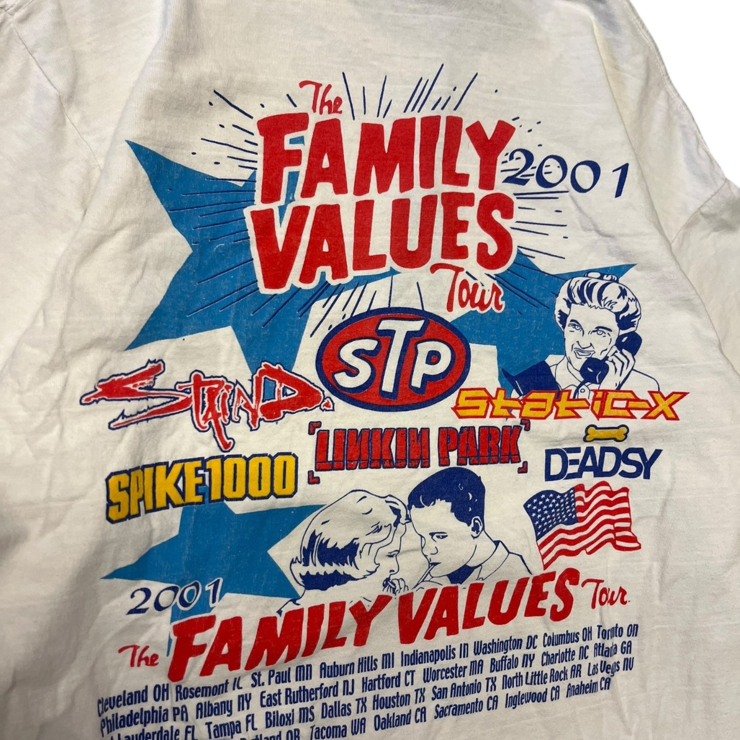 Vintage 2001 Family Values Tour L/S Tee
