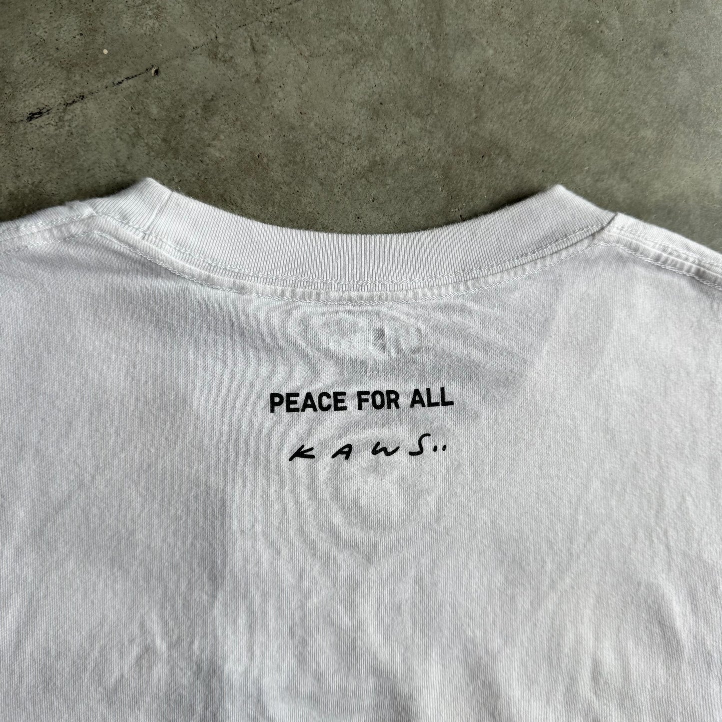 Kaws Uniqlo World In Your Hands Tee