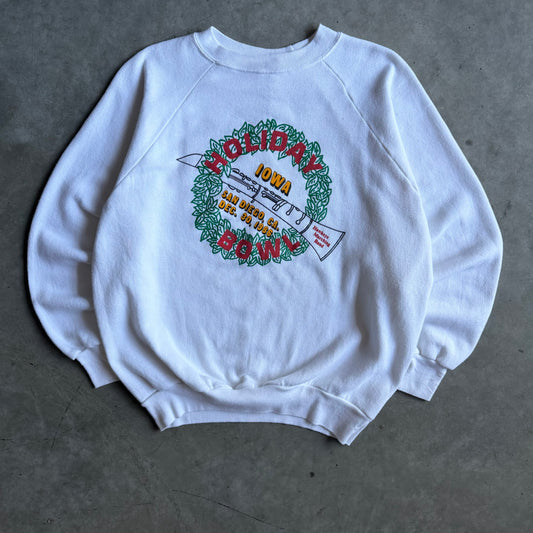 Vintage 1986 Iowa Hawkeyes Holiday Bowl Raglan Sweatshirt