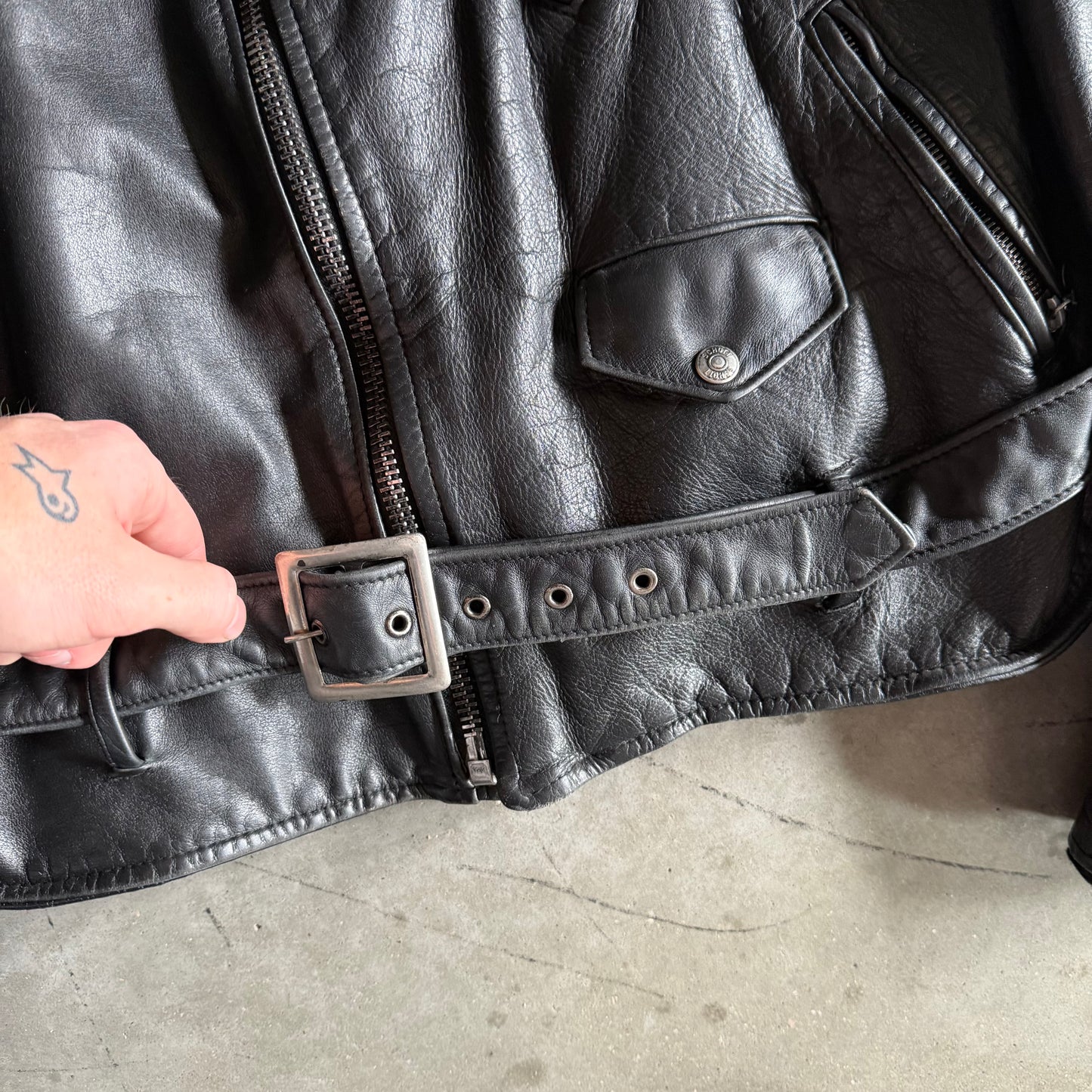 Vintage Schott Perfecto Leather Motorcycle Jacket