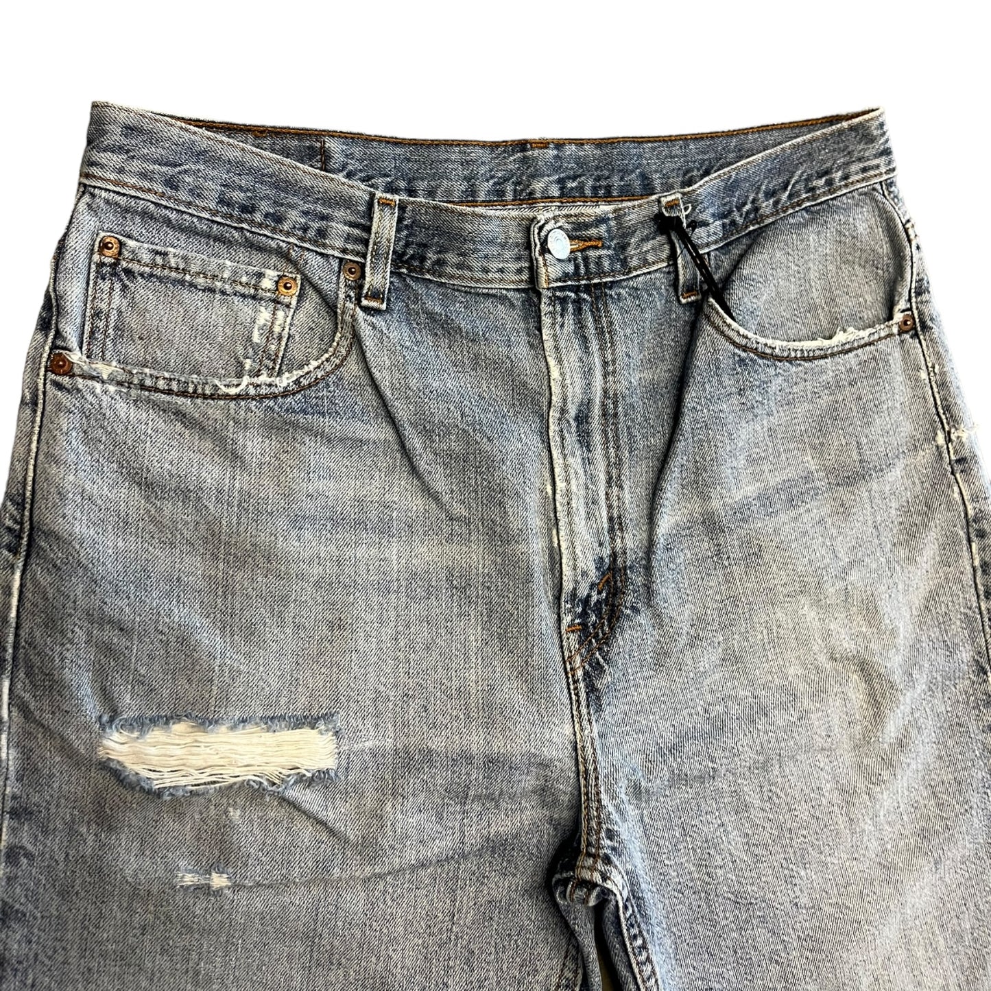 Y2K Levi’s 505 Distressed Lightwash Jean Shorts