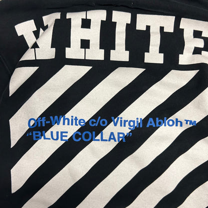 Off White Blue Collar Hoodie