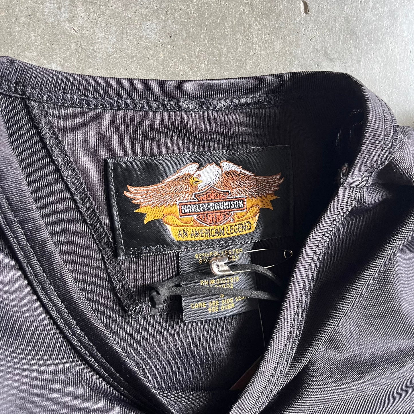 Women’s Vintage NWT Harley Davidson Black Tank With Hardware