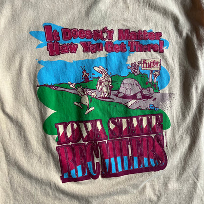Vintage Iowa State Cyclones Rec Milers Tortoise and Hare Tee