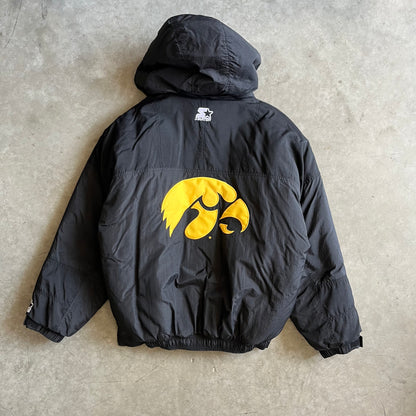 Vintage Starter Iowa Hawkeyes Windbreaker Jacket