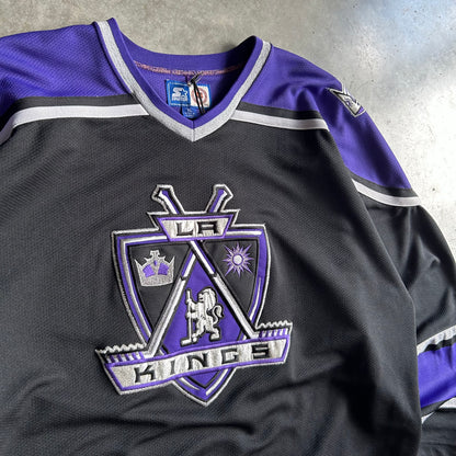 Vintage Starter LA Kings Purple Hockey Jersey