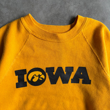 Vintage Women’s Iowa Spell-Out & Logo Raglan Sweatshirt