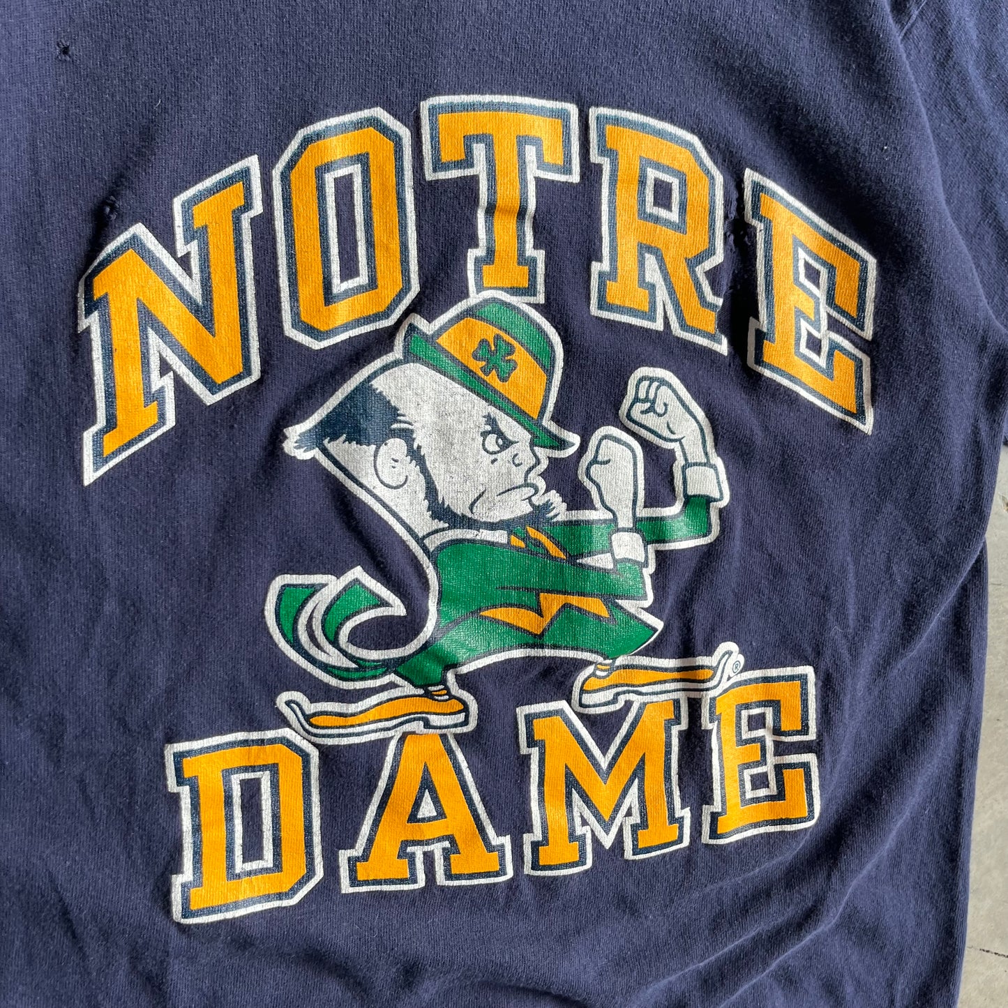 Vintage Champion Notre Dame Leprechaun Tee