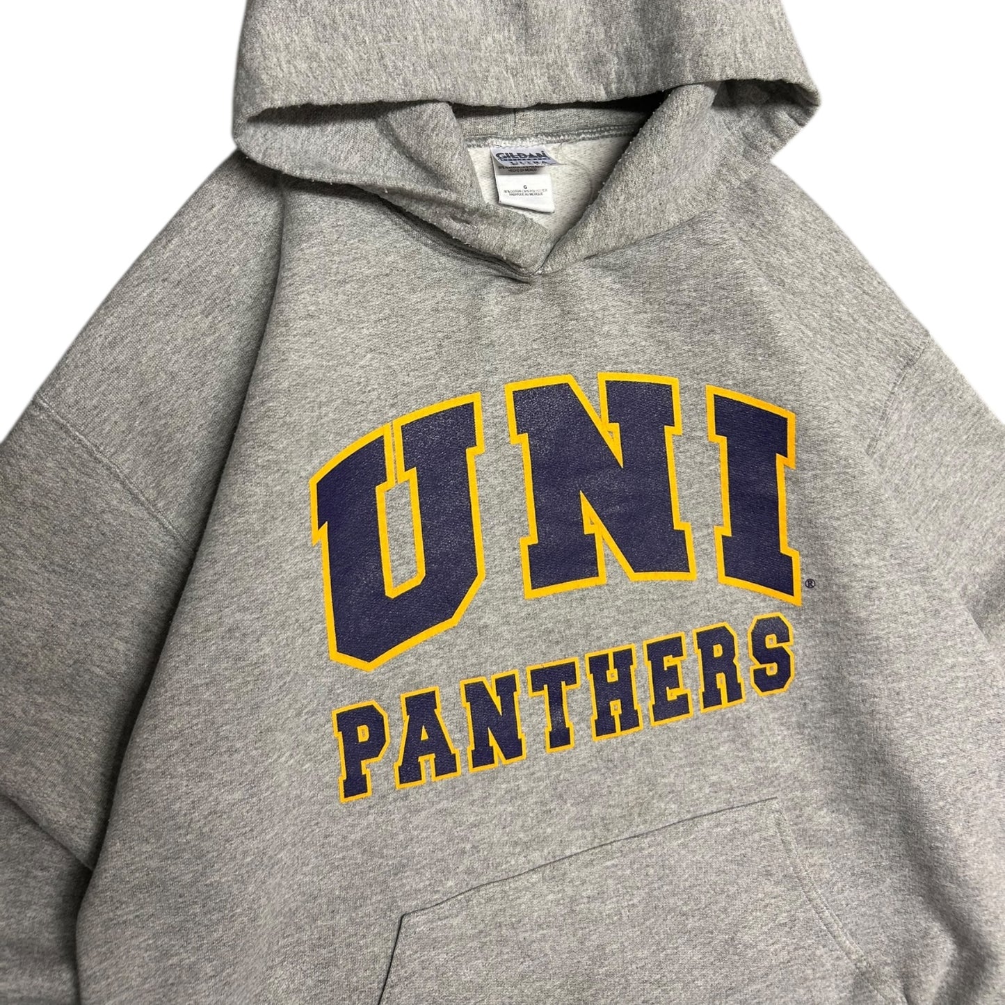 Vintage Grey UNI Panthers Big Spell-Out Hoodie