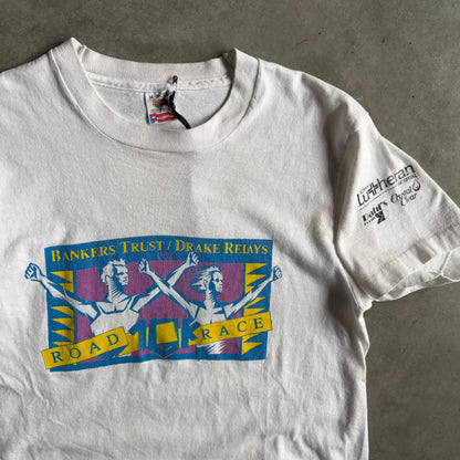 Vintage 1992 Bankers Trust Drake Relays 10k Road Race Tee