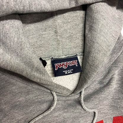 Vintage Jansport Iowa State Cyclones Spell Out Grey Hoodie