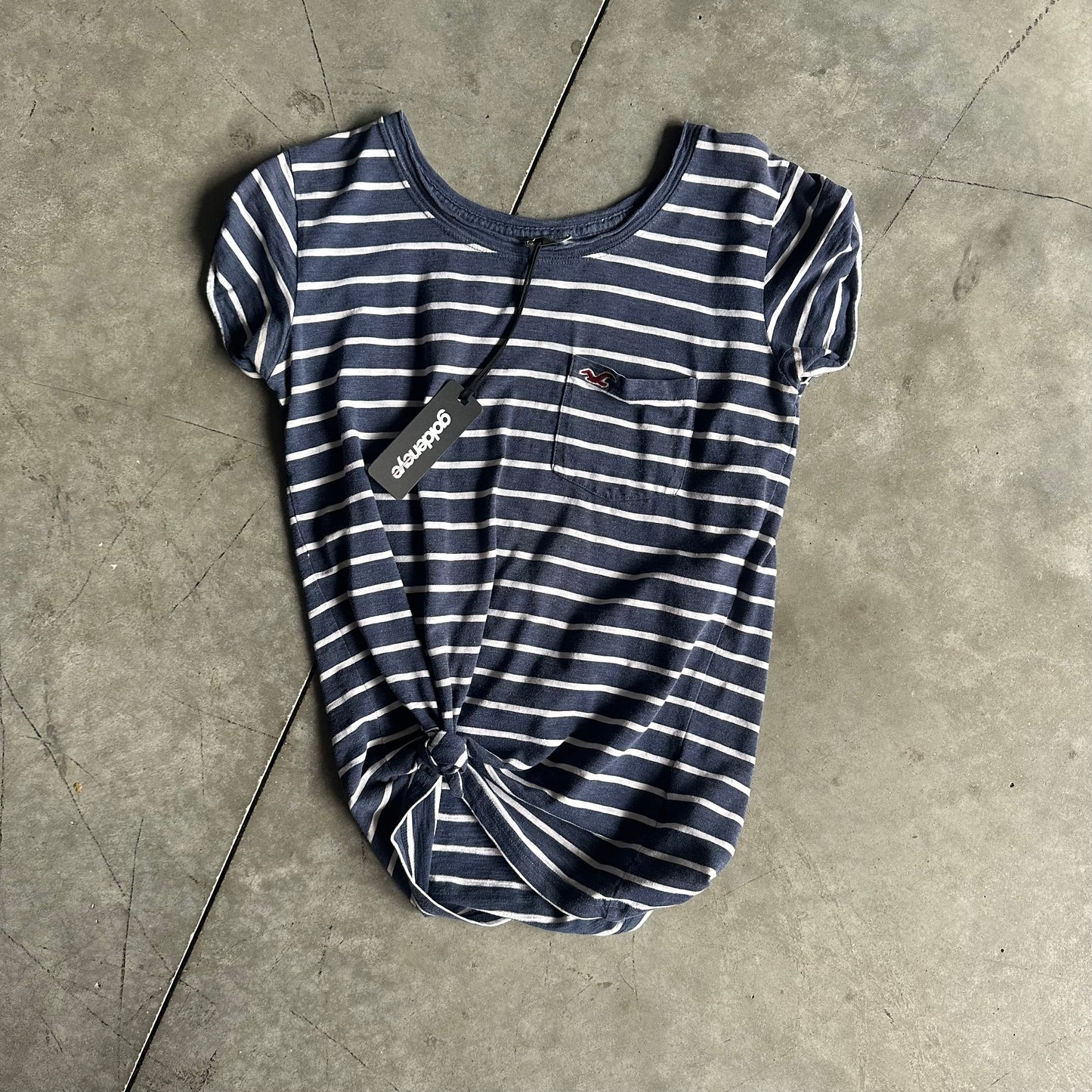Women’s Hollister Stripped Nautical T Shirt