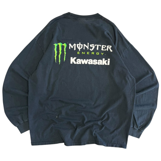 Y2K Monster Energy Kawasaki L/S Tee