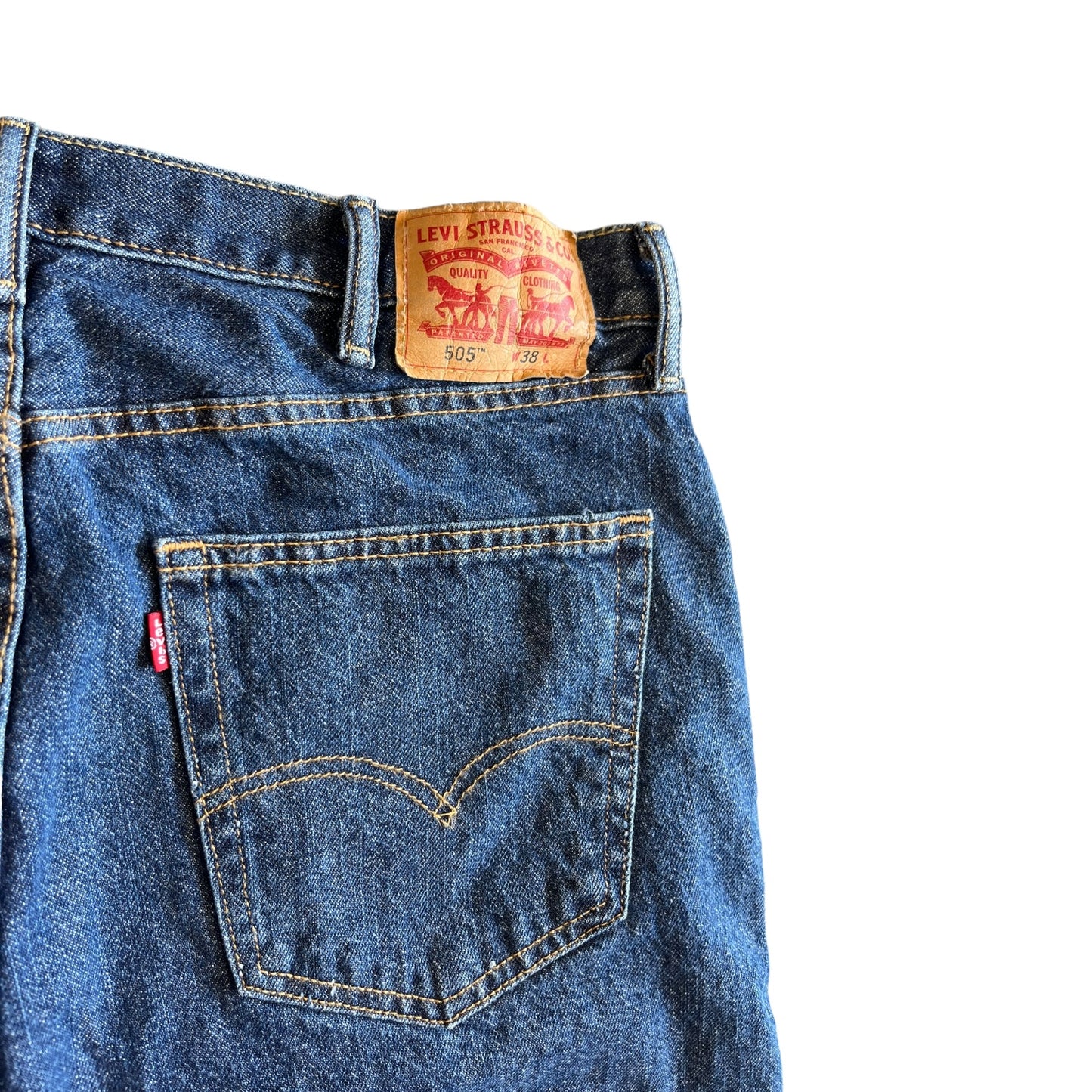 Y2K Levi’s 505 Dark Wash Denim Shorts