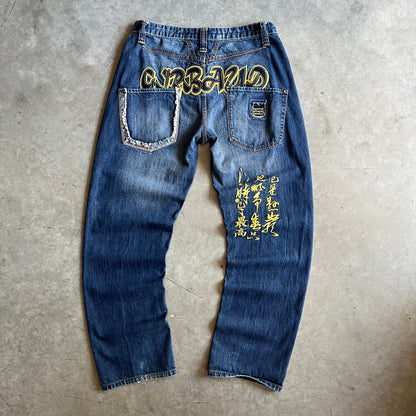 Vintage Marithe Francois Girbaud Kanji Graffiti Baggy Jeans