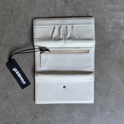 Y2K Coach White Leather Wallet