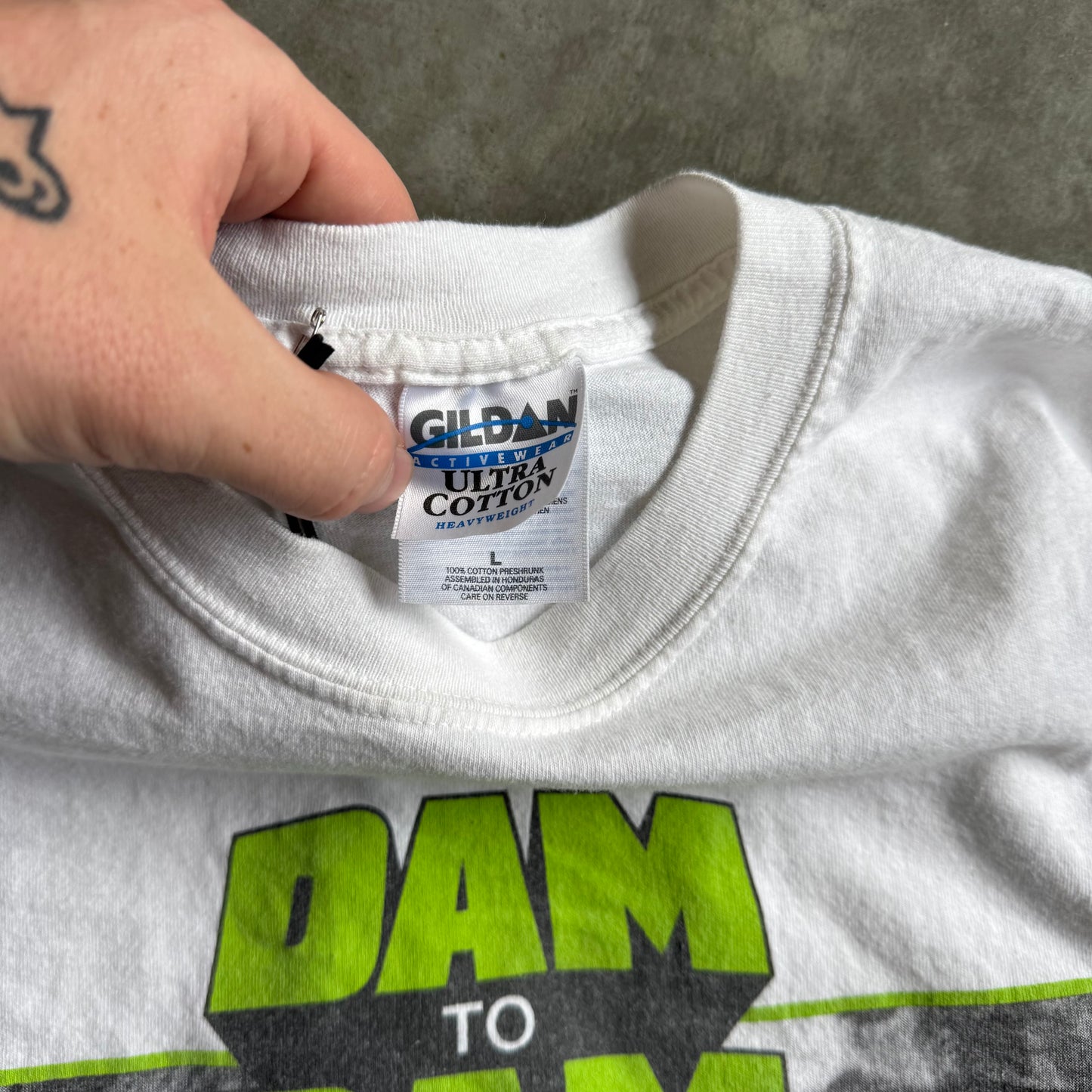 Vintage ‘98 Dam To Dam 20k Race Tee