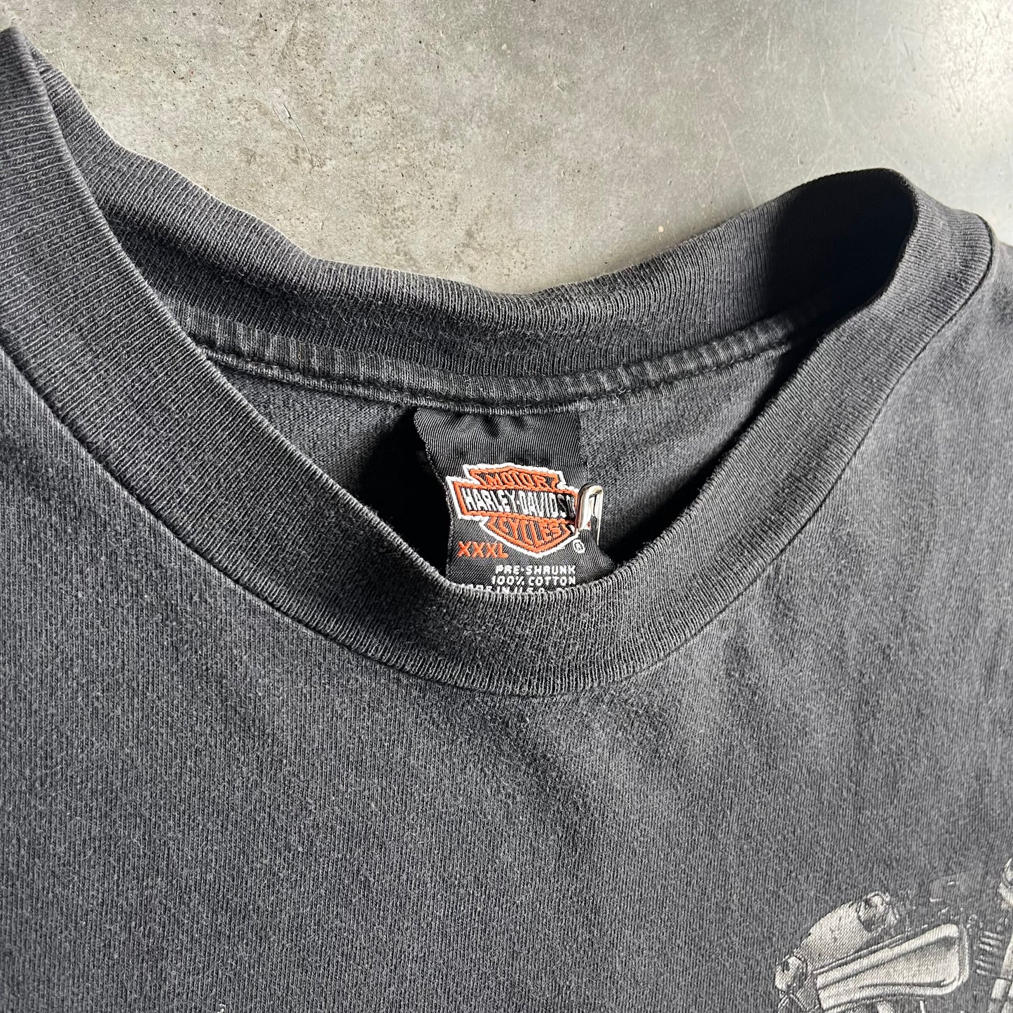 Vintage Worth Harley Davidson Faded Flaming V-Twin Tee